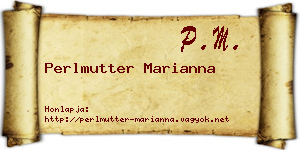 Perlmutter Marianna névjegykártya